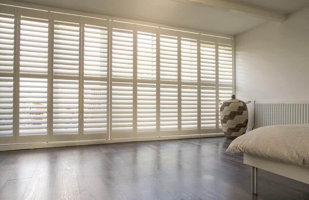 Bedroom Tracked Shutters