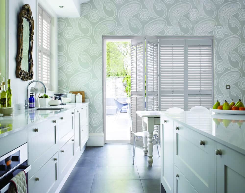 Kitchen Tracked Shutters