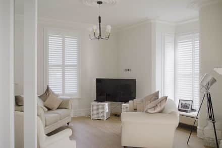 Living room shutters