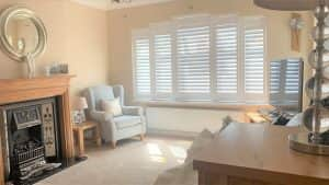 Shaped Living Room Shutters