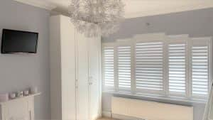 Bedroom Shaped shutters