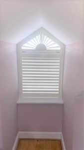 Bedroom Shaped shutters