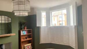 Tier-on-Tier Hardwood shutters