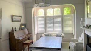 Cafe Style Bay Window Shutters