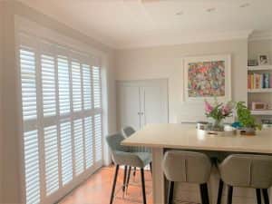 Tracked Kitchen Shutters