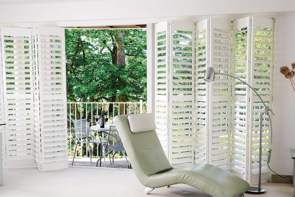 Tracked shutter for homes